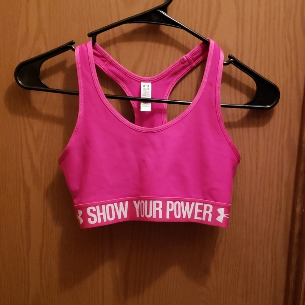 Under Armour sports bra.